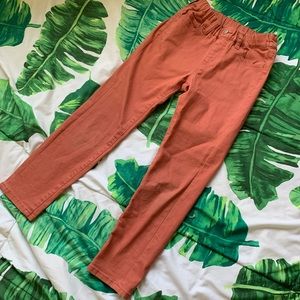 Uniqlo rustic red jeans boys